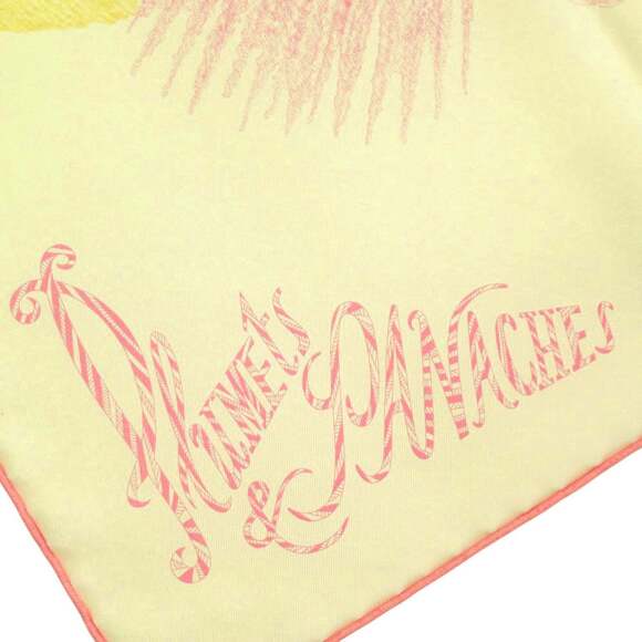 HERMES Yellow Silk Scarf - Picture 3 of 5